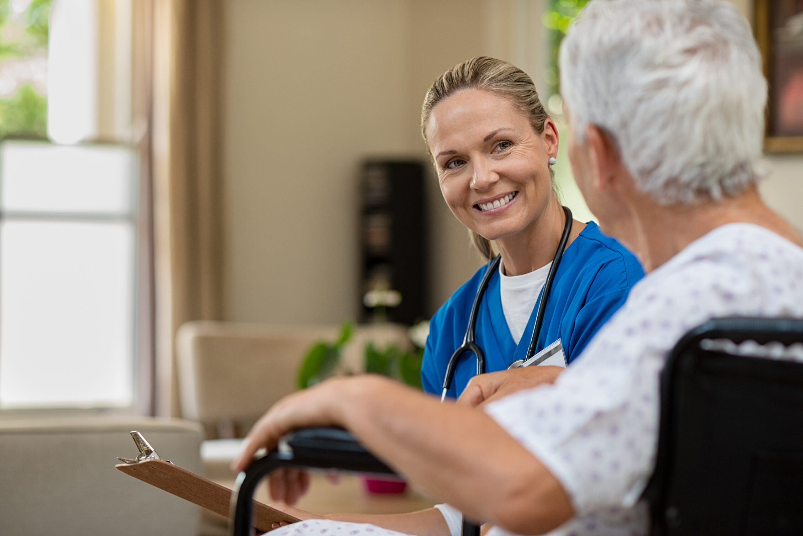 nurse placed by a healthcare recruiting agency
